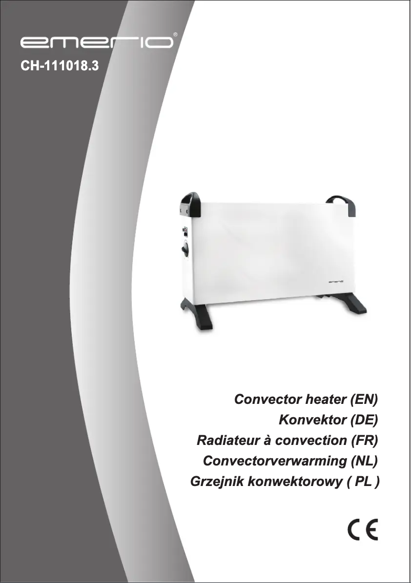 Page n°1 - Manuel utilisateur Emerio CH-111018.3