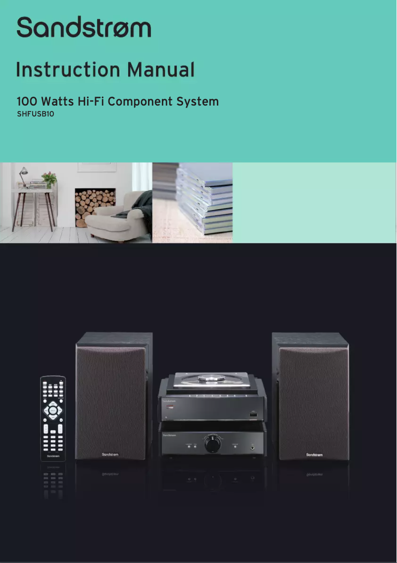 Image de la première page du manuel de l'appareil SHFUSB10