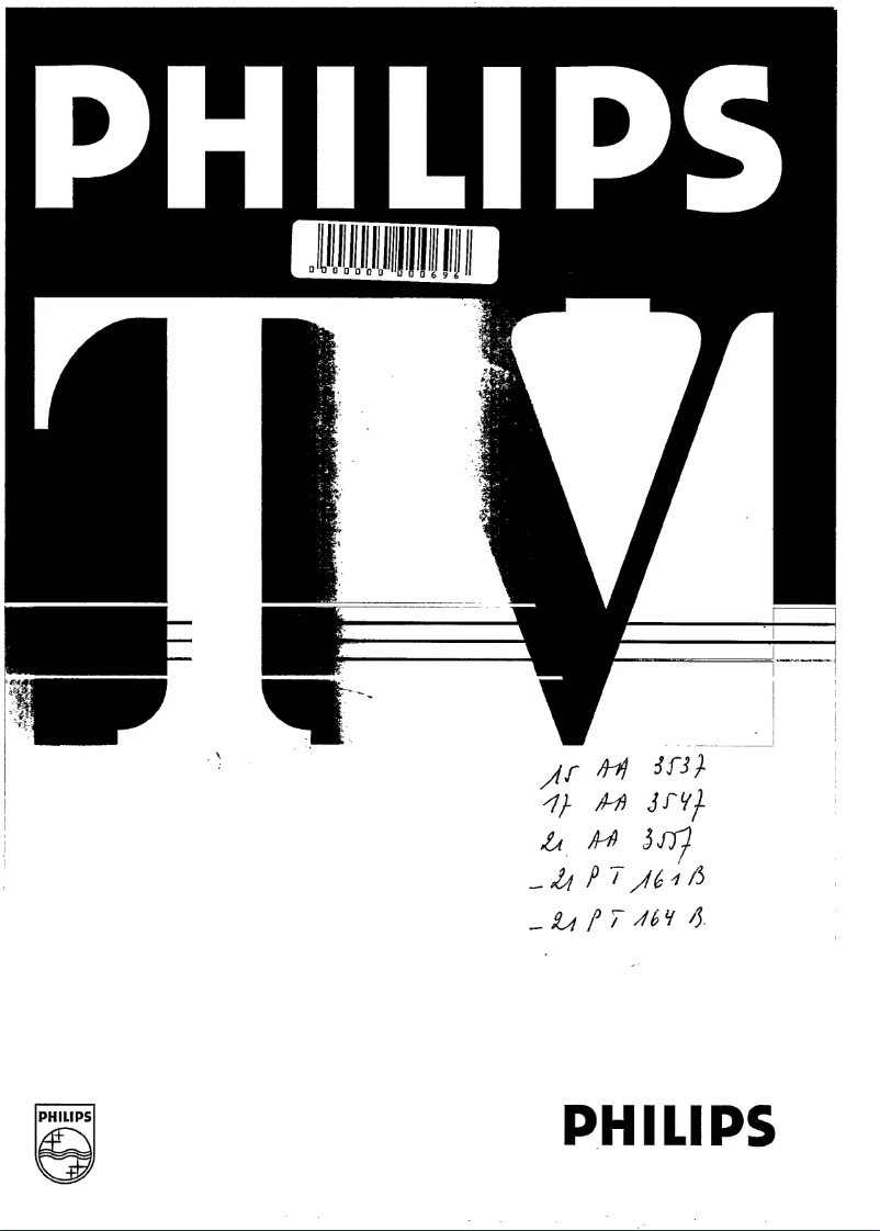 Page 1 de la notice Manuel utilisateur Philips 21AA3557