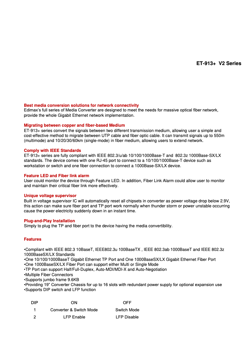 Image de la première page du manuel de l'appareil ET-913+ V2