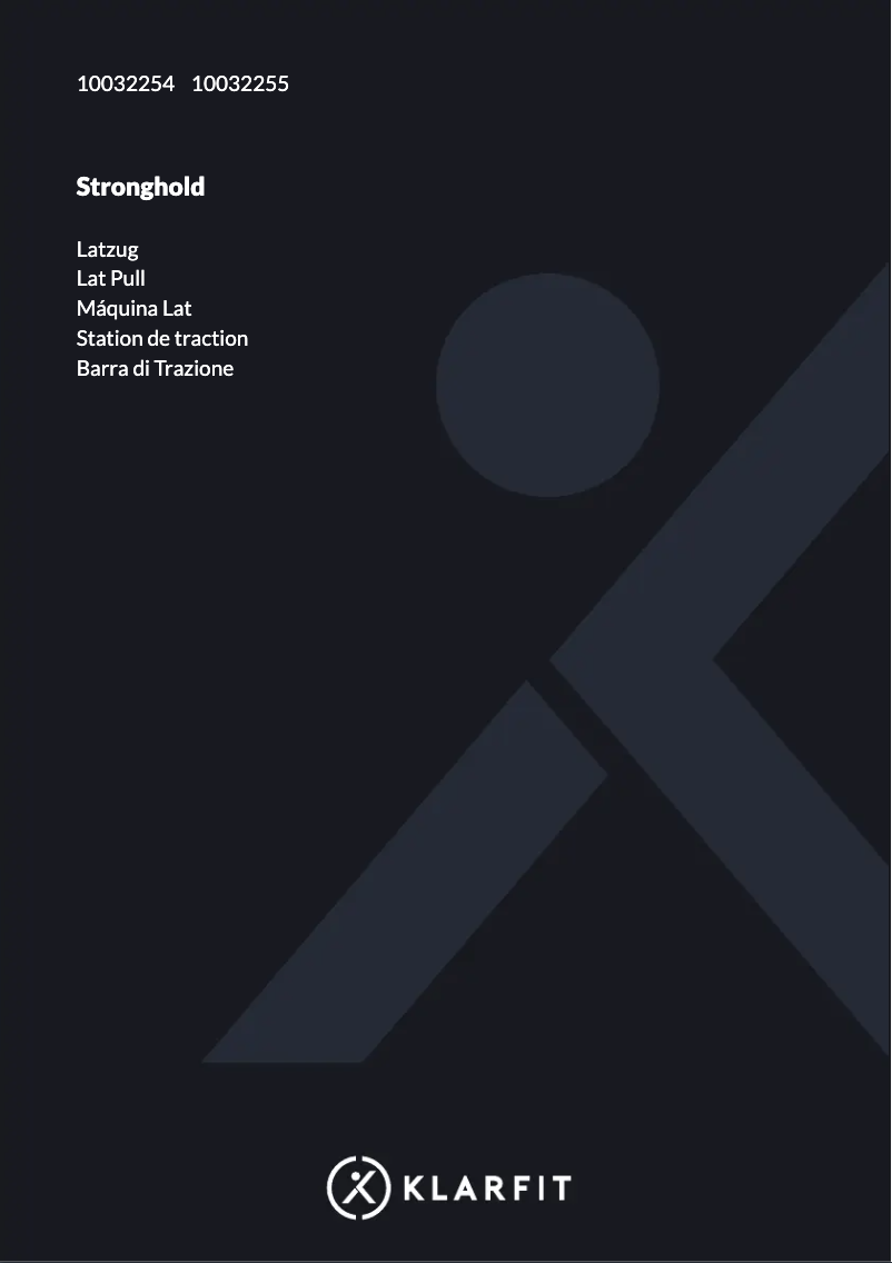 Page n°1 - Manuel utilisateur Klarfit Stronghold