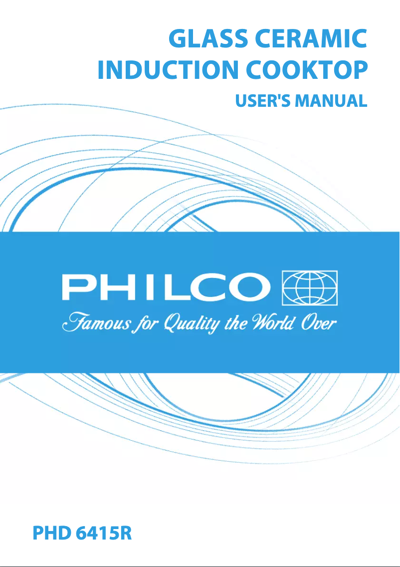 Page 1 de la notice Manuel utilisateur Philco PHD 6415 R