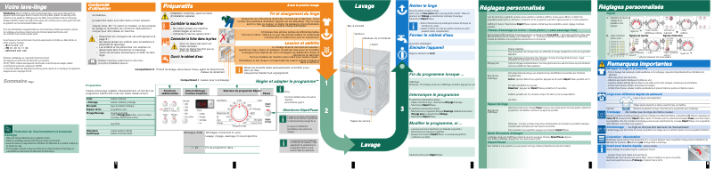 Page 1 de la notice Manuel utilisateur Bosch WAQ28320FF