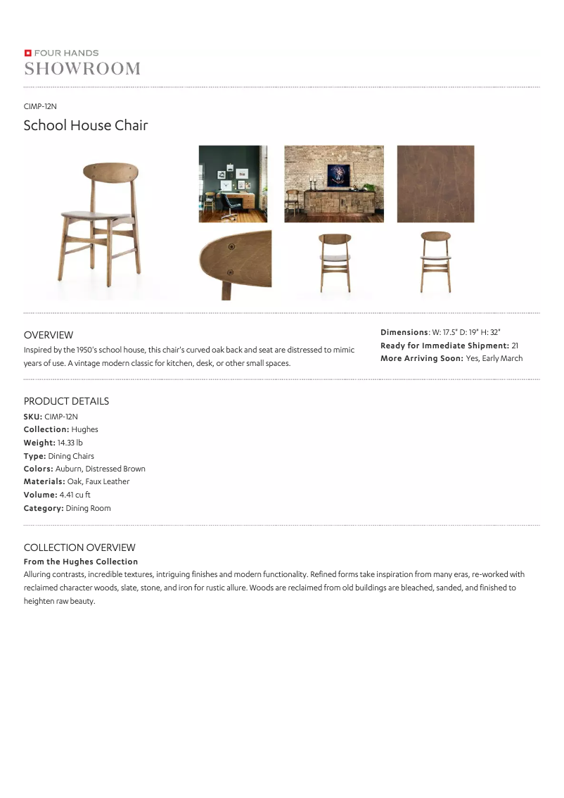 Page 1 de la notice Manuel utilisateur Four Hands CIMP-12N