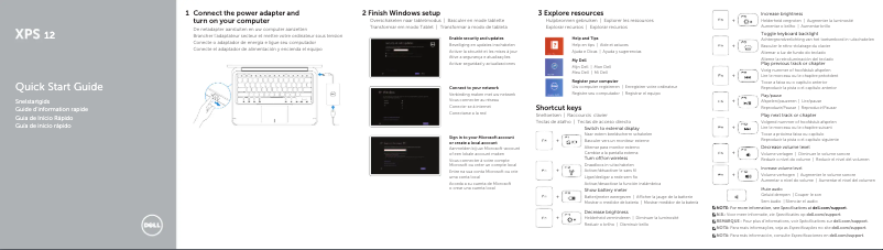 Page n°1 - Manuel utilisateur Dell XPS 9Q33