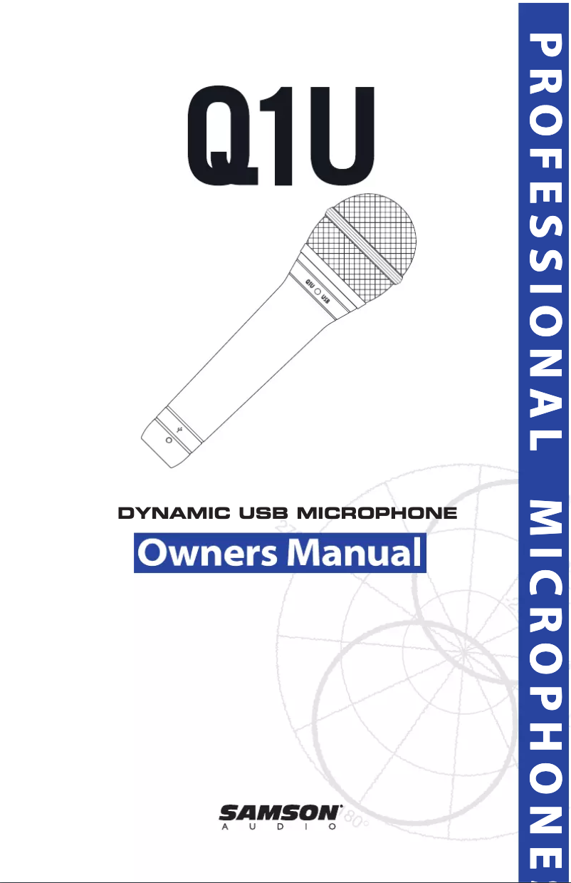 Image de la première page du manuel de l'appareil Q1U