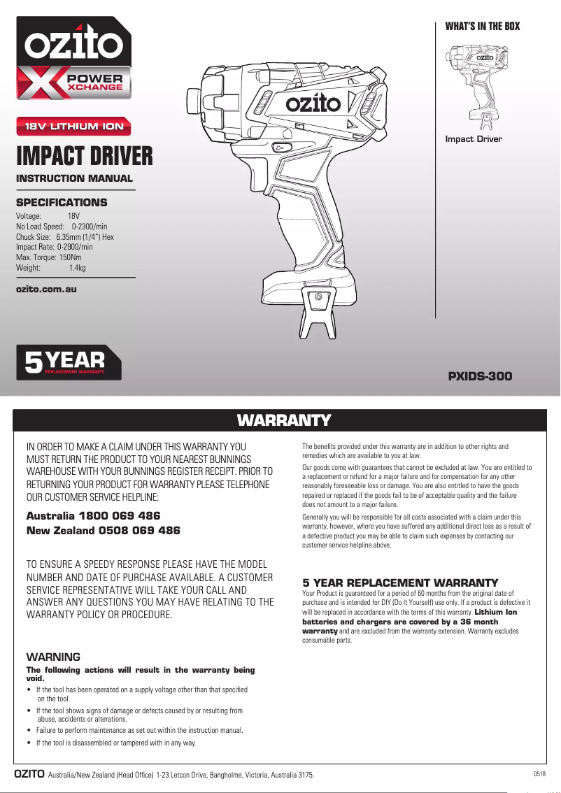 Imagen de la primera página del manual del dispositivo PXIDK-200