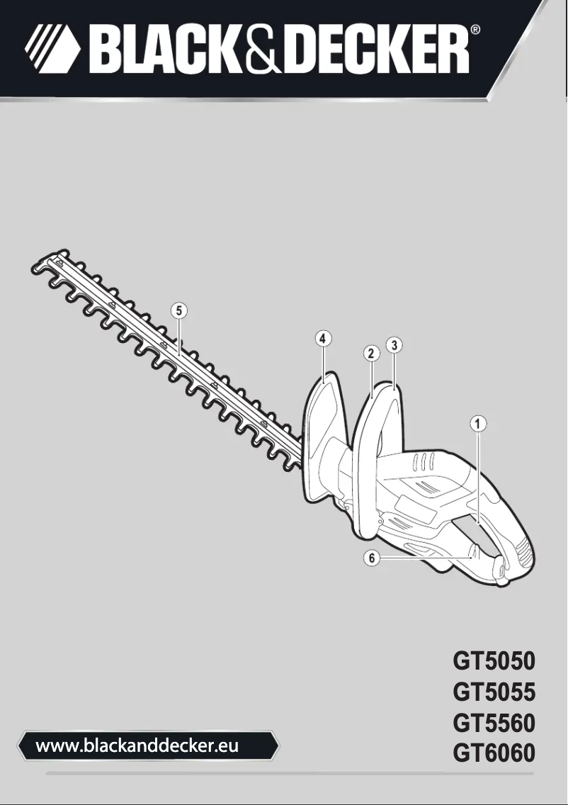 Page n°1 - Manuel utilisateur Black & Decker GT6060