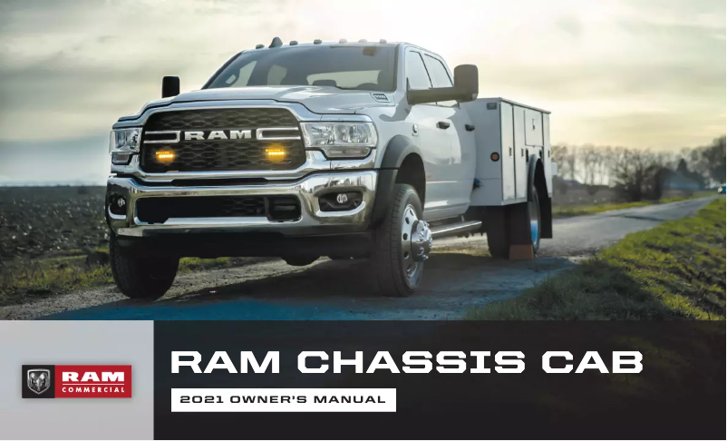 Page 1 de la notice Manuel utilisateur RAM Chassis Cab (2021)