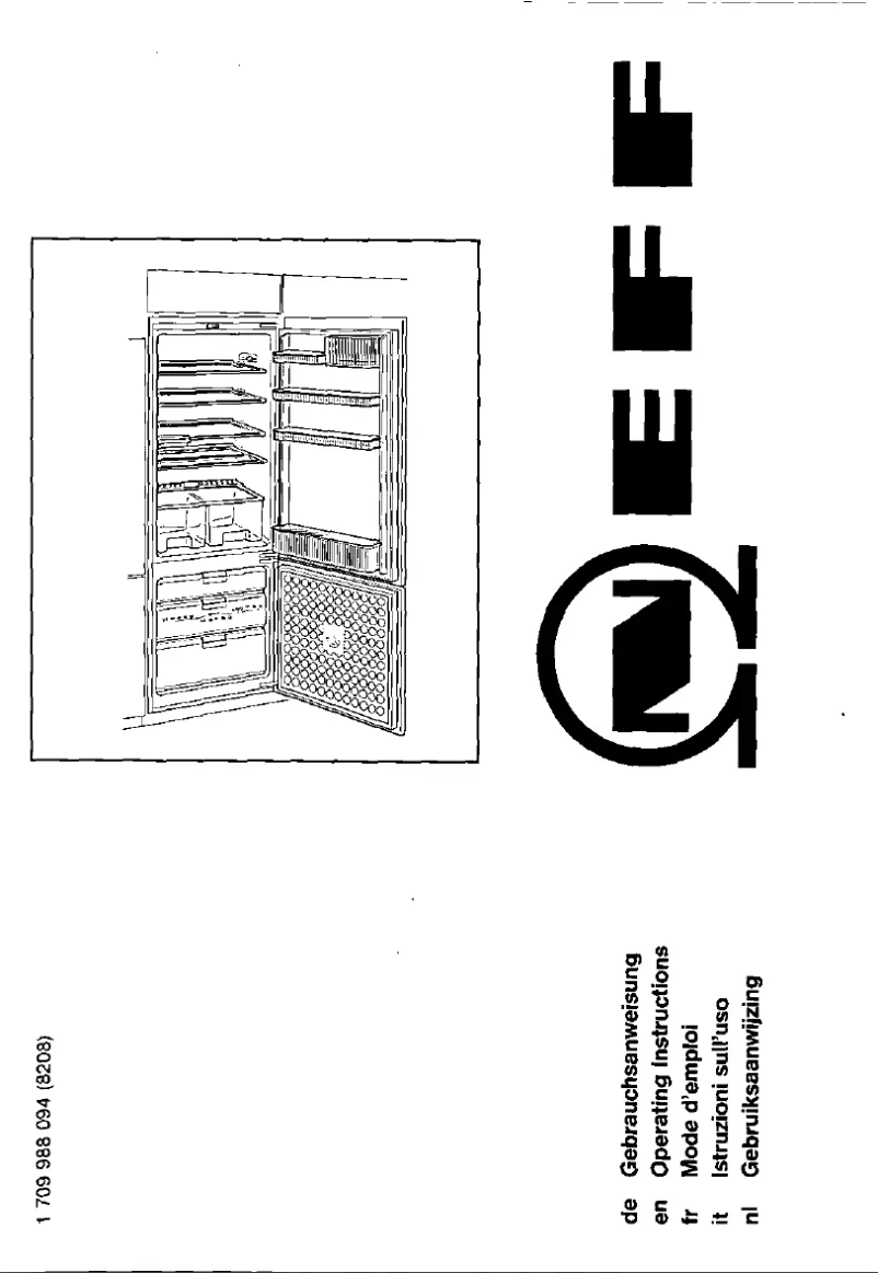 Page n°1 - Manuel utilisateur Neff K 9625