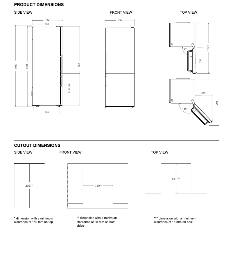 Image de la première page du manuel de l'appareil RBM70F4FXNC