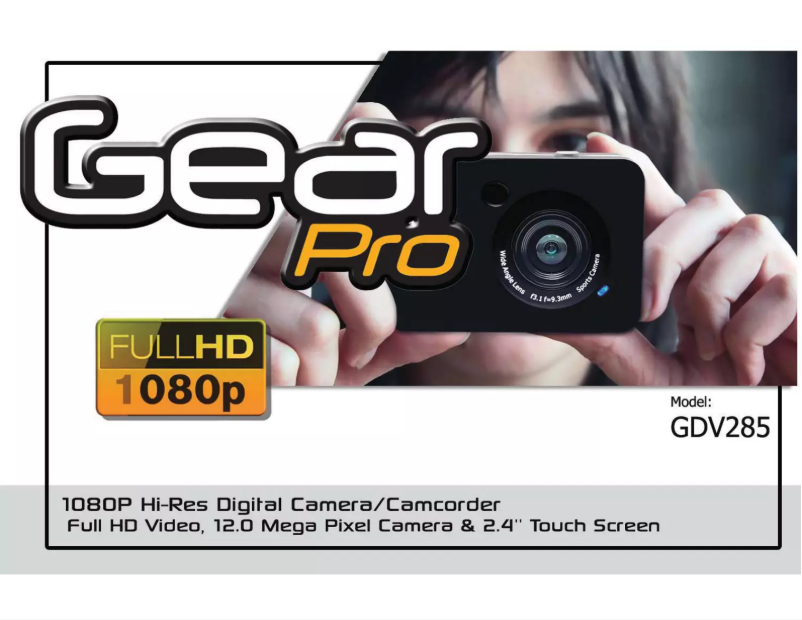 Imagen de la primera página del manual del dispositivo GDV285BL