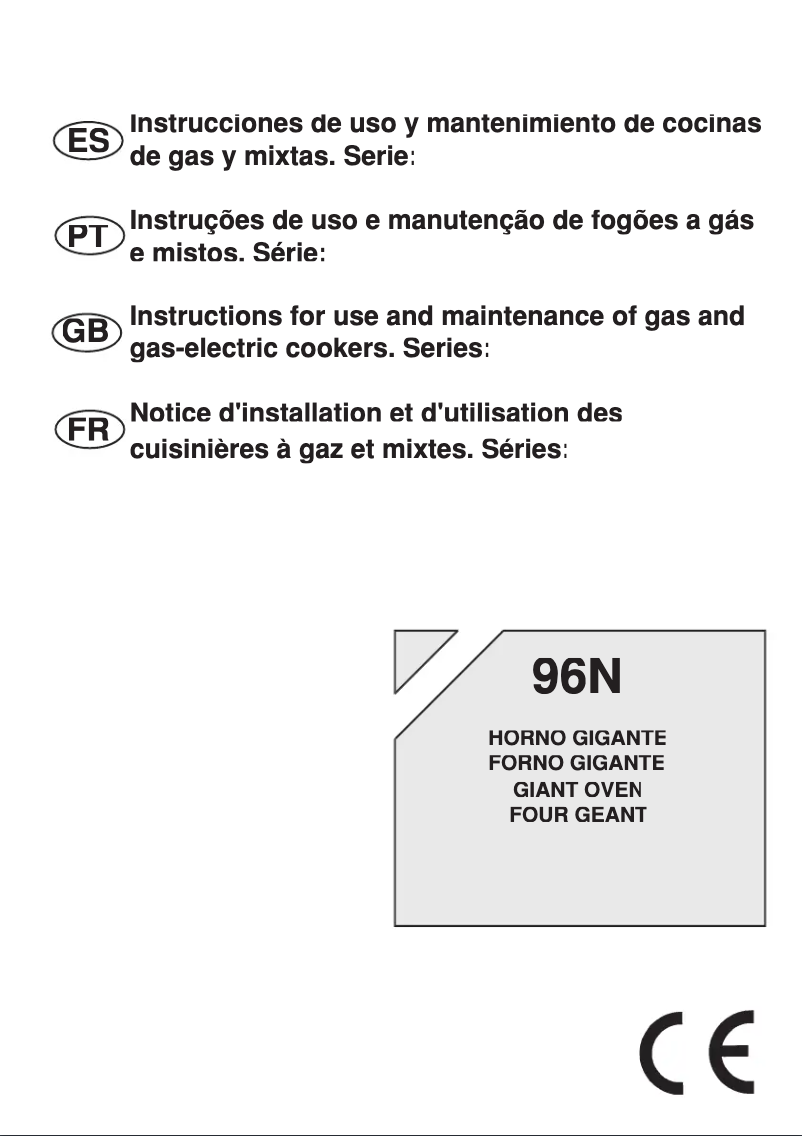 Page 1 de la notice Manuel utilisateur Fagor 3CF-950SXBUT