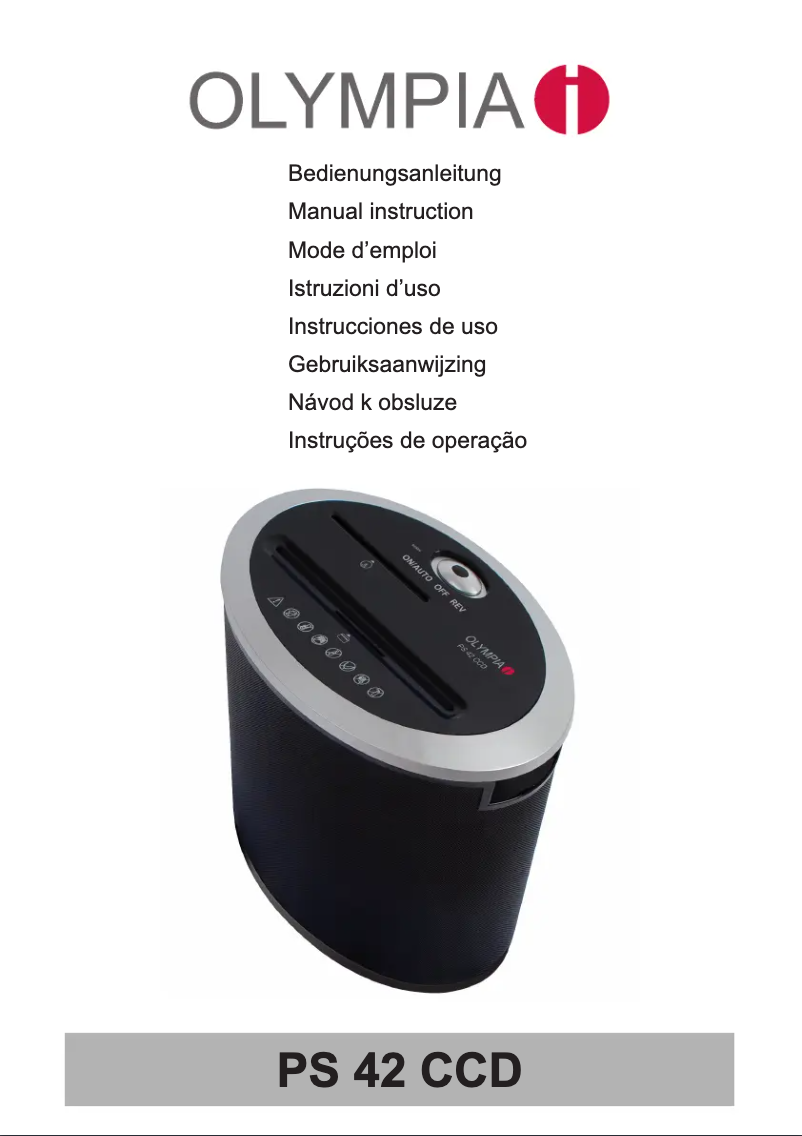 Image de la première page du manuel de l'appareil PS 42 CCD