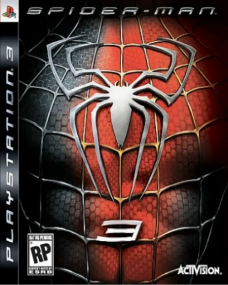Image de la première page du manuel de l'appareil Spider Man 3 (PS3)