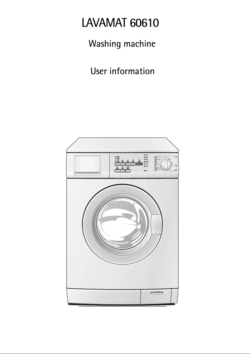 Image de la première page du manuel de l'appareil L 60610