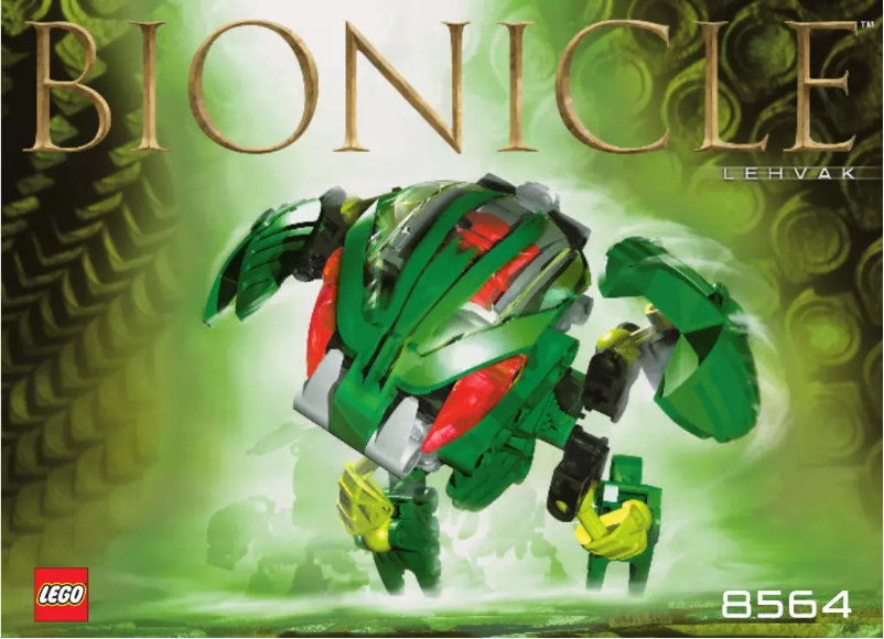 Image de la première page du manuel de l'appareil Bionicle 8564