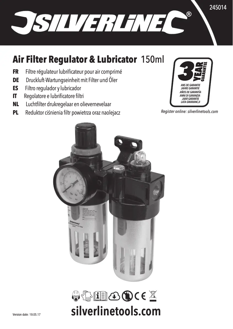 Page n°1 - Manuel utilisateur Silverline 245014