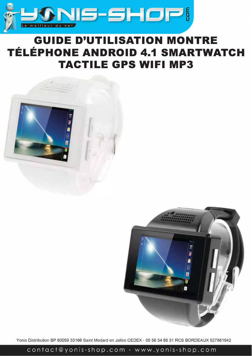 Page n°1 - Manuel utilisateur Yonis AN1