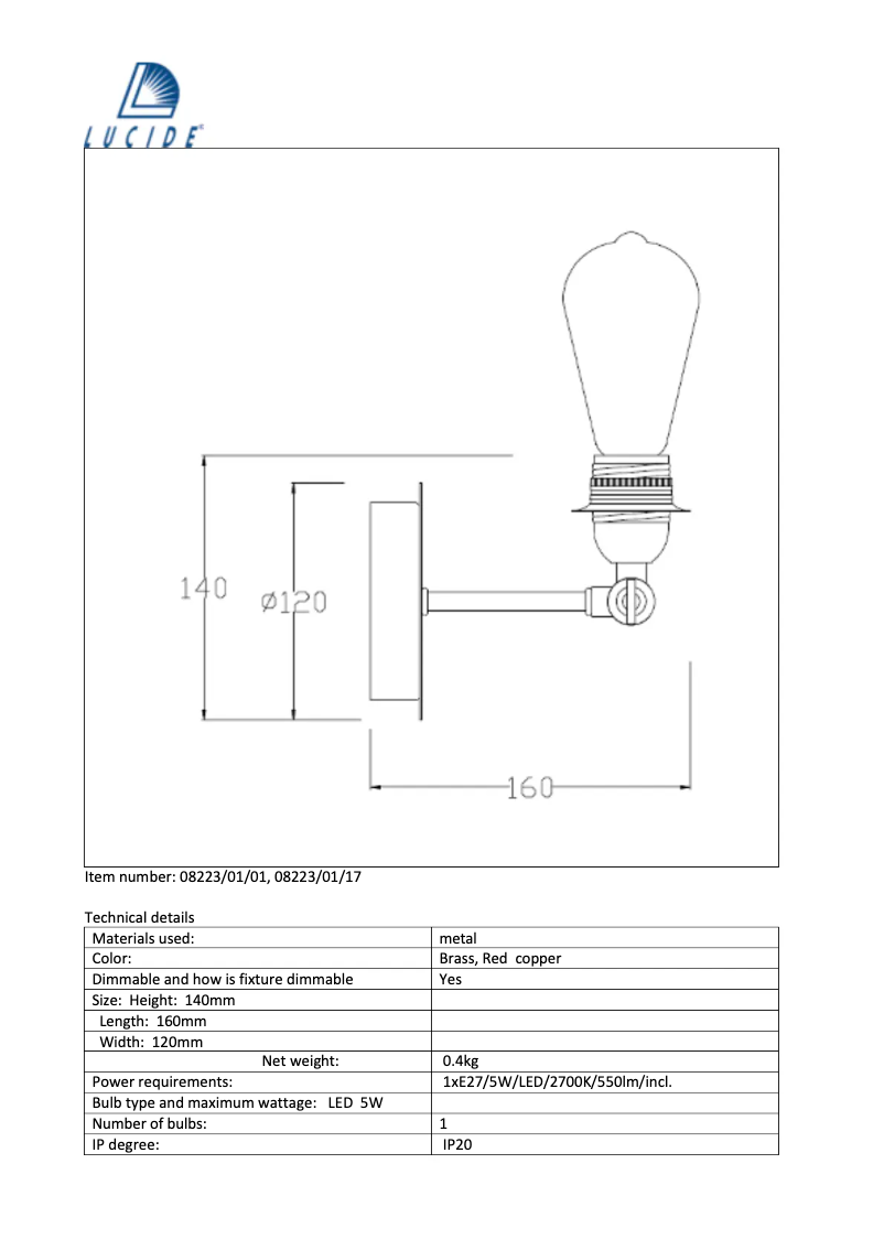 Image de la première page du manuel de l'appareil Retro
