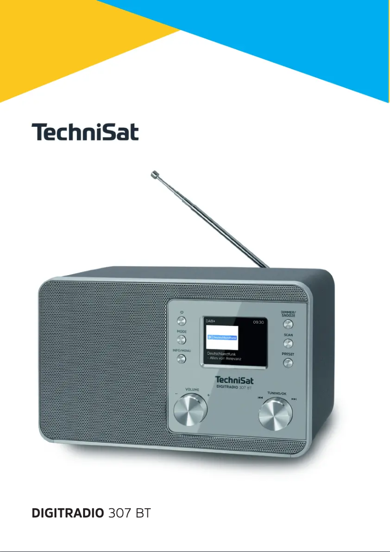 Page n°1 - Manuel utilisateur TechniSat DigitRadio 307 BT