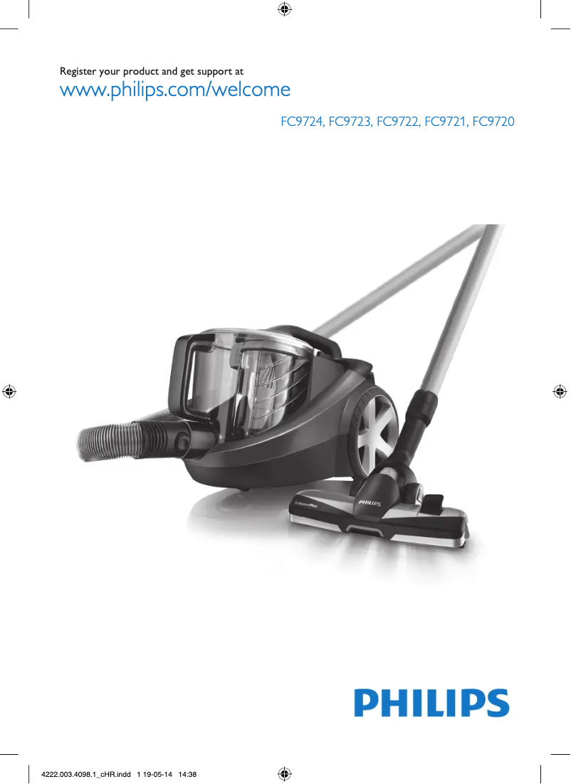 Página 1 del manual Manual de usuario Philips PowerPro Expert FC9723