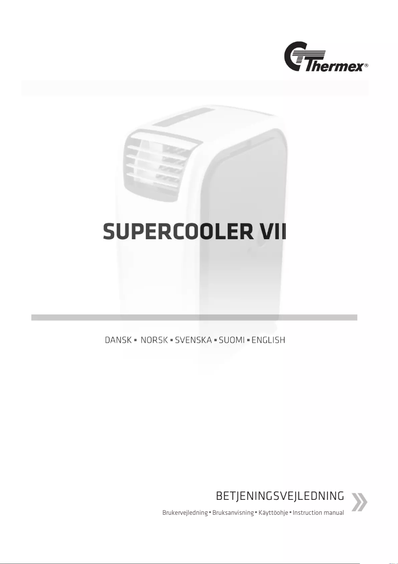 Image de la première page du manuel de l'appareil SuperCooler VII