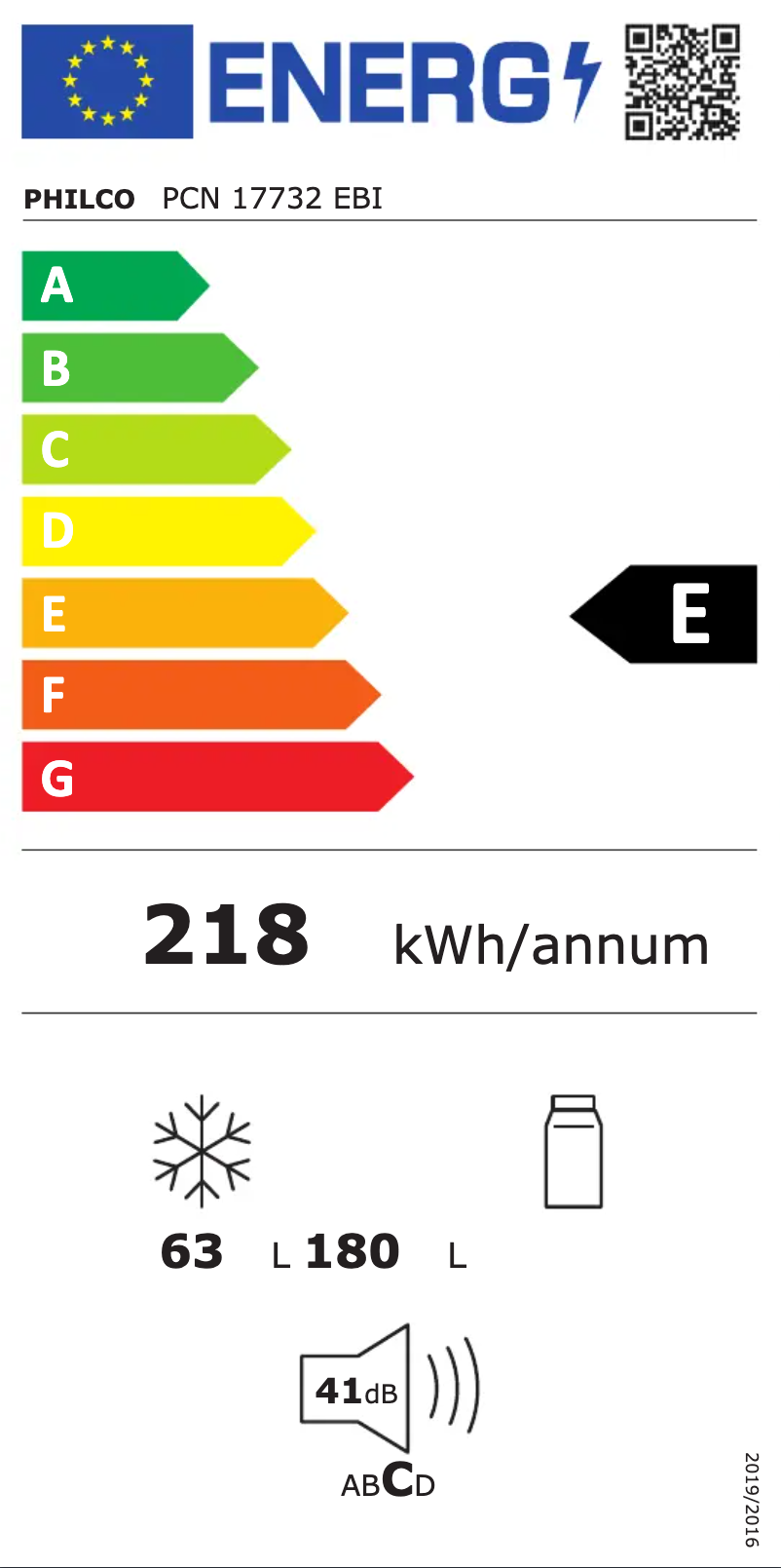 Page 1 de la notice Manuel utilisateur Philco PCN 17732 EBi