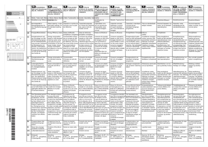 Page 1 de la notice Mode d'emploi Constructa CP5A53J5