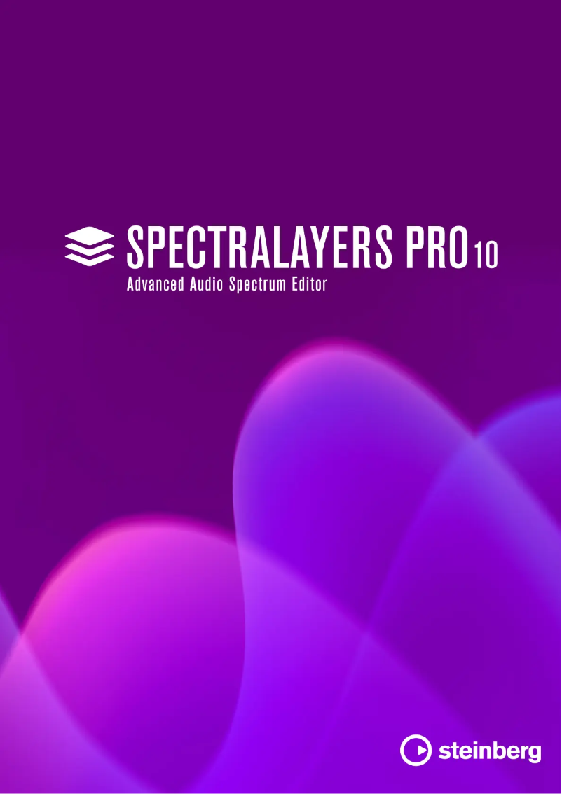 Page n°1 - Manuel utilisateur Steinberg SpectraLayers Pro 10