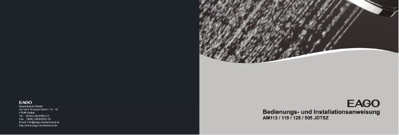 Image de la première page du manuel de l'appareil AM505