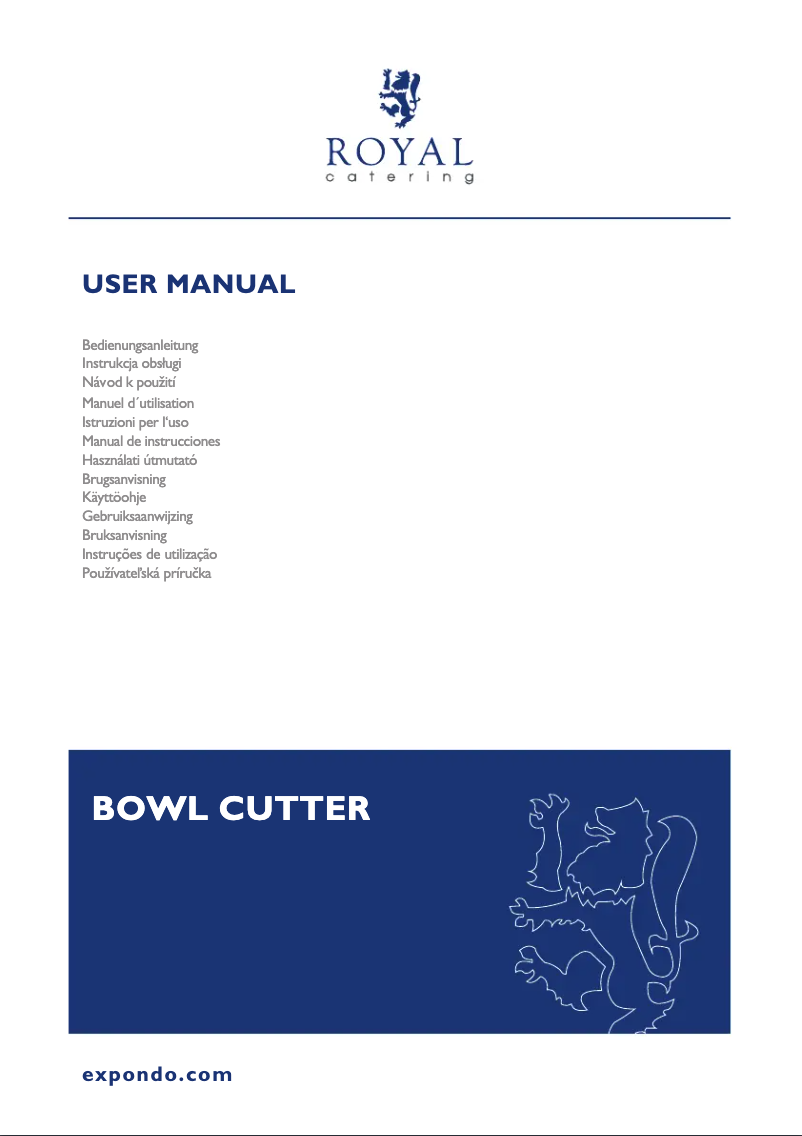 Page 1 de la notice Manuel utilisateur Royal Catering RCBC-5V3