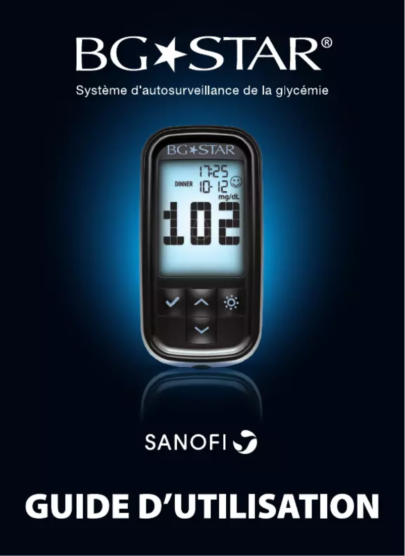 Page 1 de la notice Manuel utilisateur Sanofi BG Star