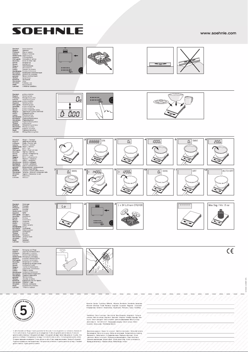 Página 1 del manual Manual de usuario Soehnle Bretagne