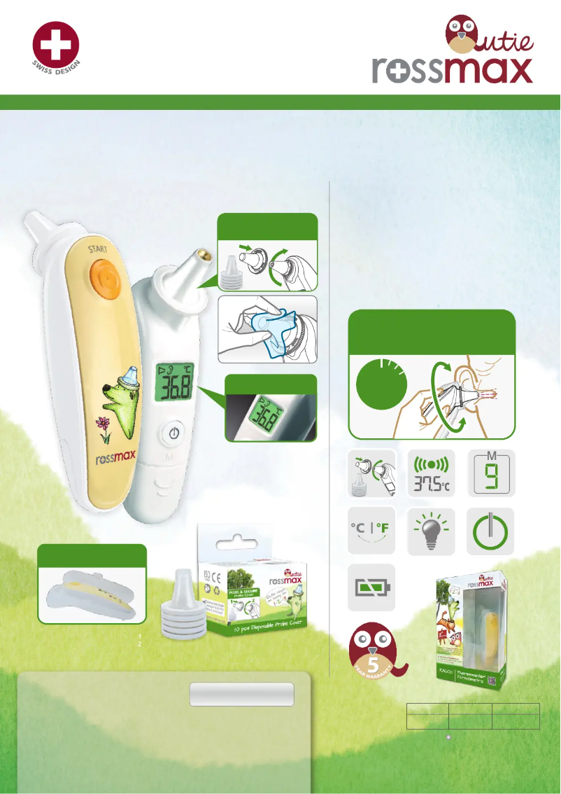 Page n°1 - Brochure Rossmax Qutie RA600