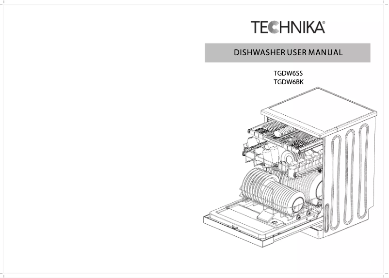 Page 1 de la notice Manuel utilisateur Technika TGDW6BK