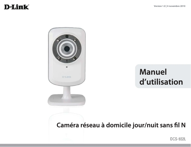 Page n°1 - Manuel utilisateur D-Link DCS-932L