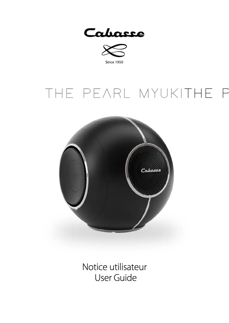 Image de la première page du manuel de l'appareil The Pearl Myuki