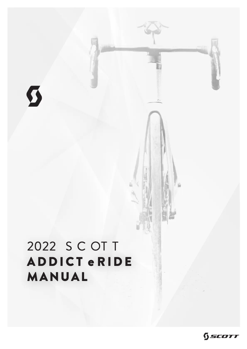 Page 1 de la notice Manuel utilisateur Scott Addict eRIDE 30