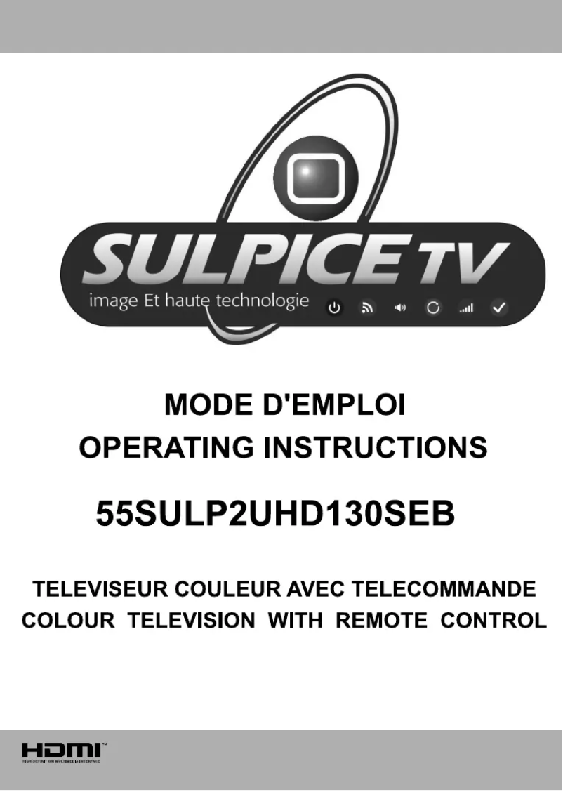 Page 1 de la notice Manuel utilisateur Sulpice 55SULP2UHD130SEB