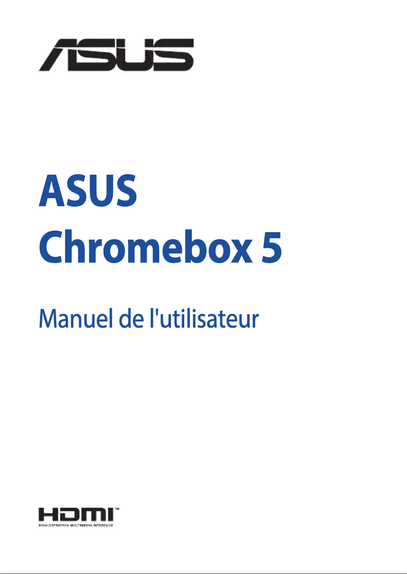 Page 1 de la notice Manuel utilisateur Asus Chromebox 5