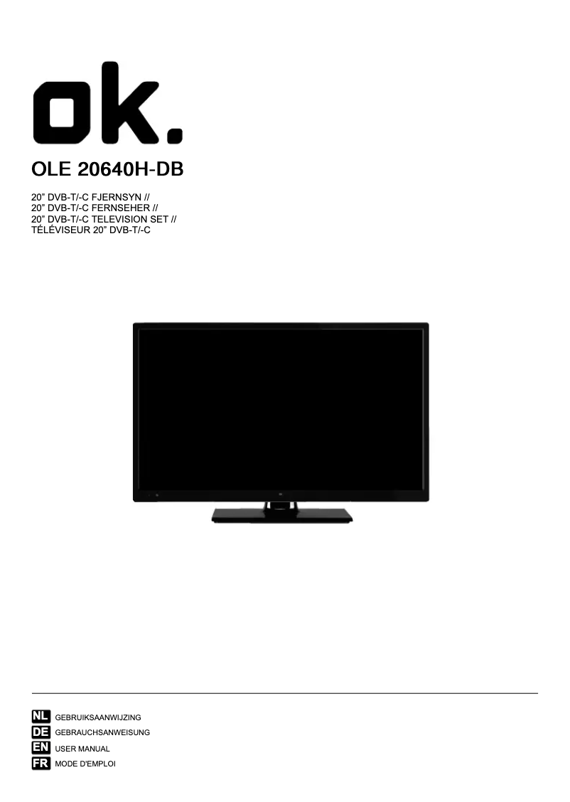 Página 1 del manual Manual de usuario OK OLE 20640H-DB