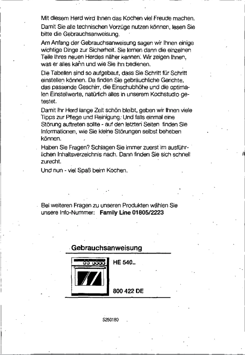 Page n°1 - Manuel utilisateur Siemens HE54054
