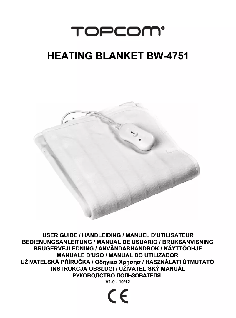 Page n°1 - Manuel utilisateur TriStar BW-4751