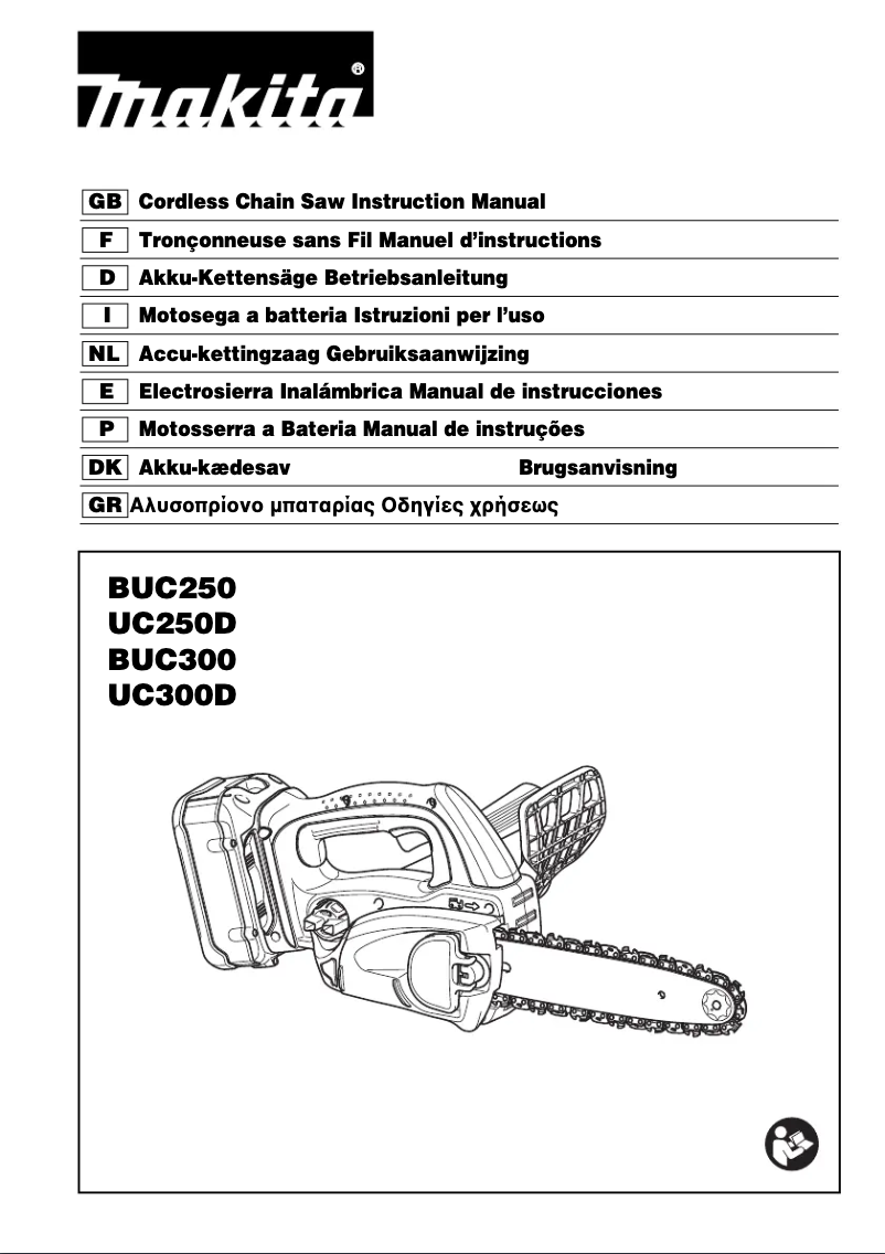 Page 1 de la notice Manuel utilisateur Makita BUC300