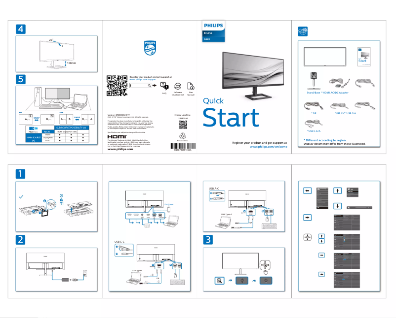 Image de la première page du manuel de l'appareil E Line 346E2LAE