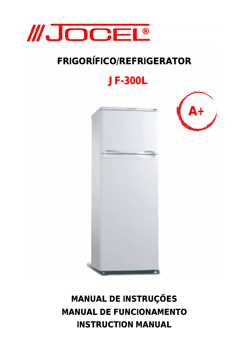 Image de la première page du manuel de l'appareil JF-300L