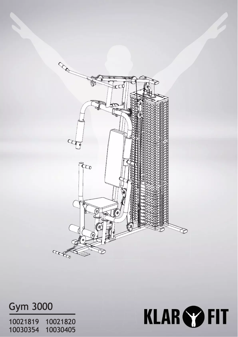 Page 1 de la notice Manuel utilisateur Klarfit Gym 3000