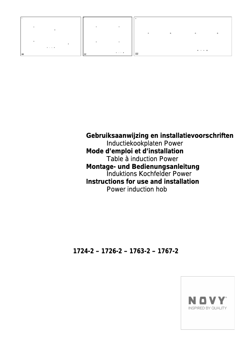 Page 1 de la notice Manuel utilisateur Novy Power 1726