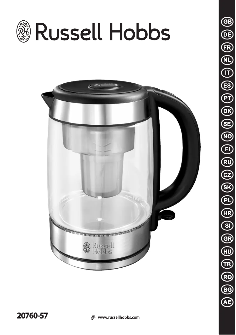 Página 1 del manual Manual de usuario Russell Hobbs 20760-57